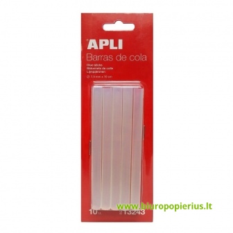  Karštų klijų lazdelės, skaidrios, 7,5 mm, 10 vnt.