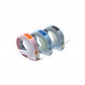  Juostelė DYMO, 9x3mm, plastikinė Balta/Raudona