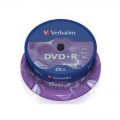 VERBATIM DVD+R 4.7GB 16X, rietuvė, 25vnt (43500)