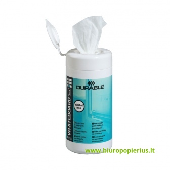  Drėgnos servetėlės baltai lentai, 100 vnt.