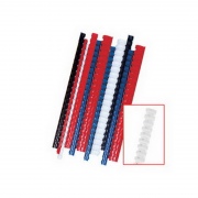  Plastikinė įrišimo spiralė FELLOWES, 19mm, balta, 100vnt