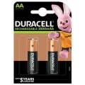  Įkraunami elementai DURACELL AA, 2 vnt.