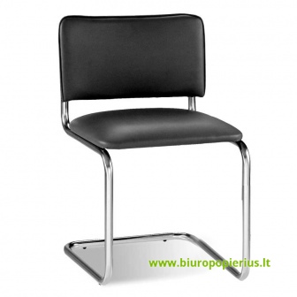  Krėslas NOWY STYL SYLWIA V-14, juodos sp., odos imitacija