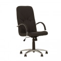  Vadovo kėdė NOWY STYL MANAGER STEEL Chrome, dirbtinė oda, RD1, juoda sp.