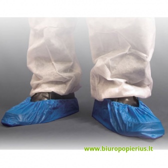  Vienkartiniai antbačiai, 100 vnt, mėlynos spalvos