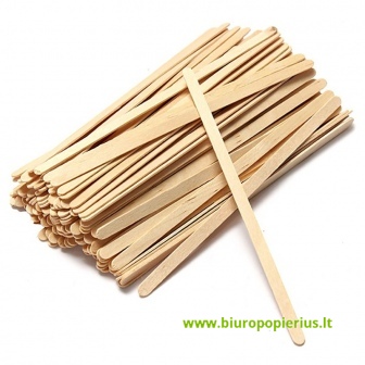  Mediniai pagaliukai karštiems gėrimams, 14 cm, 1000 vnt/pakuotėje
