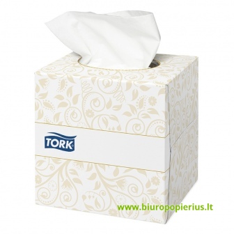  Veido servetėlės TORK Premium F1 20.8 x 20cm, baltos, 2-ply, 100vnt. pakuotėje.