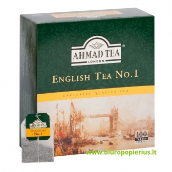  Arbata AHMAD ENGLISH TEA No1, 100 pakelių