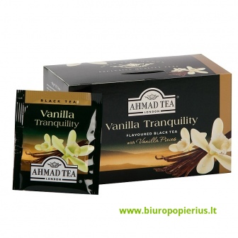  Vaisinė arbata AHMAD VANILLA TEA 20 vokelių su siūlu po 2 g - 2 vnt.
