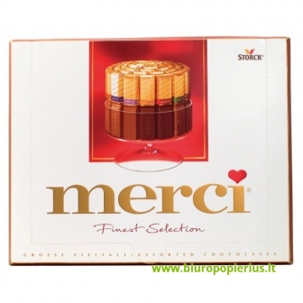  Saldainiai MERCI, dėžutėje 250 g
