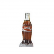  Gaivinantis gėrimas COCA COLA, 0,25 l stikliname butelyje.