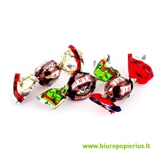  Saldainiai KOFLI - kavos pupelės aplietos šokoladu, 1 kg