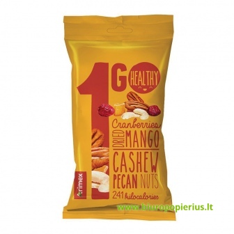  Džiovintų vaisių ir riešutų mišinys ARIMEX  50g - 2 pak.