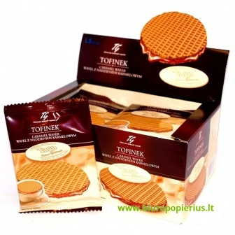  Karameliniai vafliai TAGO TOFINEK 40 g