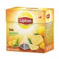  Juodoji arbata LIPTON Lemon, vaisinė, 20 vnt