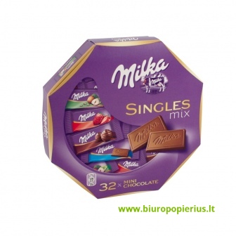  Šokoladų rinkinys MILKA Mix Single, 147 g