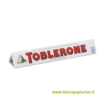  Baltasis šokoladas TOBLERONE, 100 g - 2 vnt.