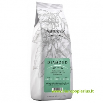  Kavos pupelės BLACK COFFEE PROFESSIONAL DIAMOND, 1 kg