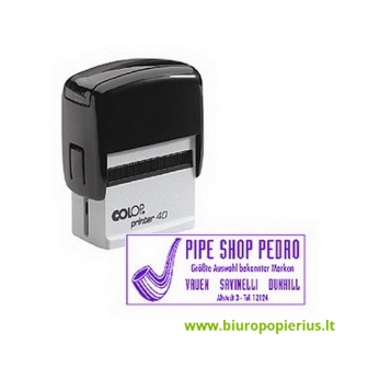  COLOP korpusas PRINTER 40, mėlyna pagalvėlė