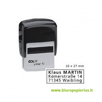  Korpusas Printer 10, juoda pagalvėle