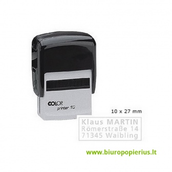  Korpusas Printer 10, bespalvė pagalvėlė