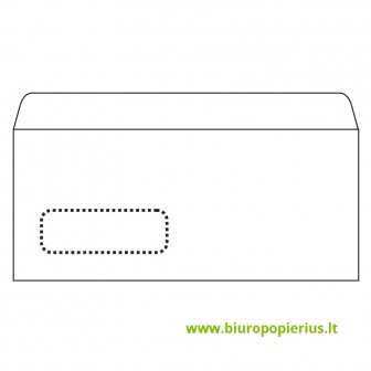  Vokai POSTAC, E65, 110 x 220 mm, su langeliu 30x90 mm