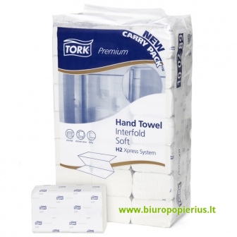  Rankų valymo servetėlės TORK PREMIUM SOFT, H2  100289