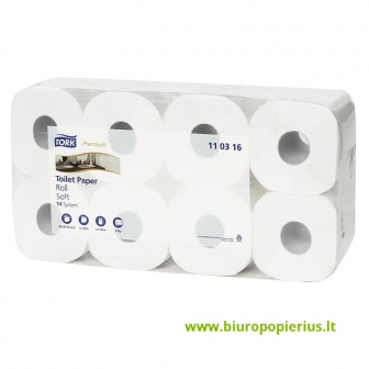  Tualetinis popierius TORK Soft Conventional 11031 T4, balta sp., 3 sl., 9.8cmx29.5m, 8 vnt./pak.