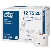  Tualetinis popierius Tork Soft Mid-Size 127520, T6, 9.9 cm x 90 m, baltos spalvos
