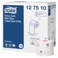  Tualetinis popierius TORK Extra Soft Mid-Size 127510, T6, 3 sl., 9.9cm x 70m, balta sp., 27 vnt