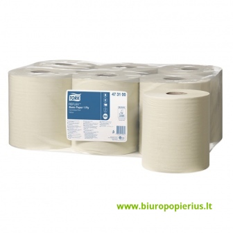  Šluostymo popierius TORK Reflex Basic M4 1-sl., 20,5 x 35 cm, 300 m/rul., geltona sp., 473100, 6 rulonai