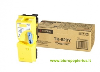 Kyocera TK-820Y Geltona, 7000 psl.