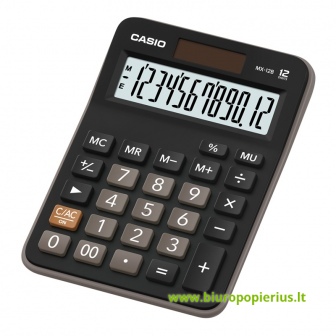  Stalinis skaičiuotuvas CASIO MX-12B