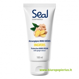  Apsauginis rankų kremas SEAL su imbiero ekstraktu, 100ml