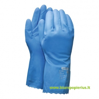  Darbo pirštinės TAMREX 3801, PVC, pora, dydis 8, mėlyna