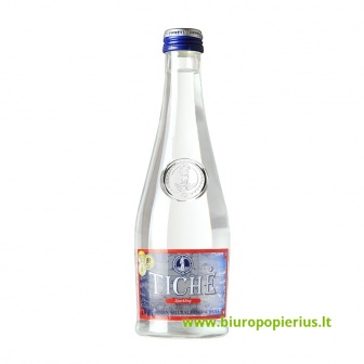  Mineralinis vanduo TICHĖ, gazuotas, 0.33 l, stiklinis butelis D