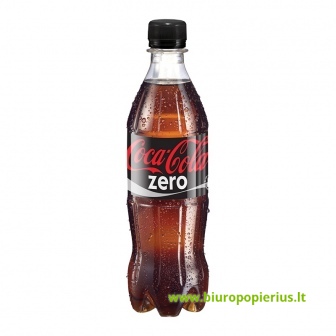  Gaivinantis gėrimas COCA COLA ZERO, 0.5 l, PET D
