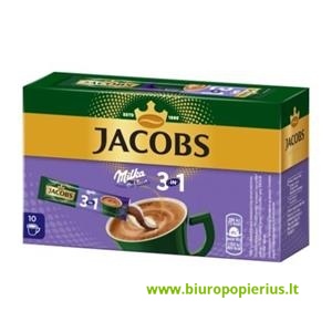  Kavos gėrimas JACOBS 3in1 Milka, 10 x 18 g