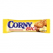  Javainių batonėlis CORNY BIG, bananų ir šokolado, 50 g - 2 vnt.