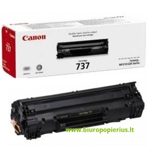 Canon Cartridge 737 Juoda, 2400 psl.