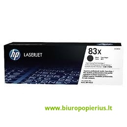 Hewlett-Packard 83X (CF283X) Juoda, 2200 psl. Juoda, 2200 psl. 