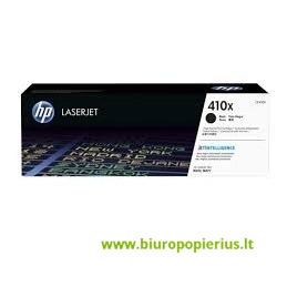 Hewlett-Packard 410X (CF410X) Juoda, 6500 psl.