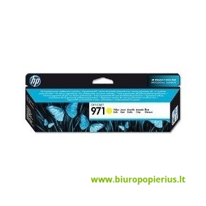 Hewlett-Packard 971 Y (CN624AE) Geltona, 2500 psl.