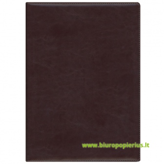  Kalendorius SENATOR DAY Spirex 2024, A4, PU, tamsiai ruda