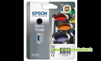 Epson T040 Juoda, 420 psl.