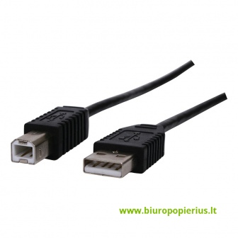  USB kabelis USB 2.0 A/M-B/M, 5 metrai