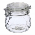  Indas su dangčiu,  0,5 l, stiklinis