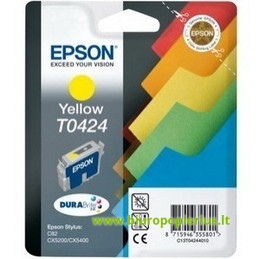 Epson T0424 Geltona, 420 psl.