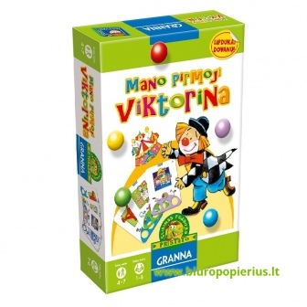  Žaidimas GRANNA Mano pirmoji viktorina, 4-7 m. vaikams
