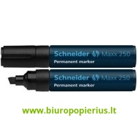  Žymiklis SCHNEIDER 250, permanentinis, 2-7 mm, kirstu galu, juodos sp.